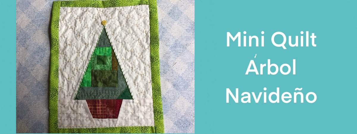 Mini Quilt Navideno Arbol De Navidad