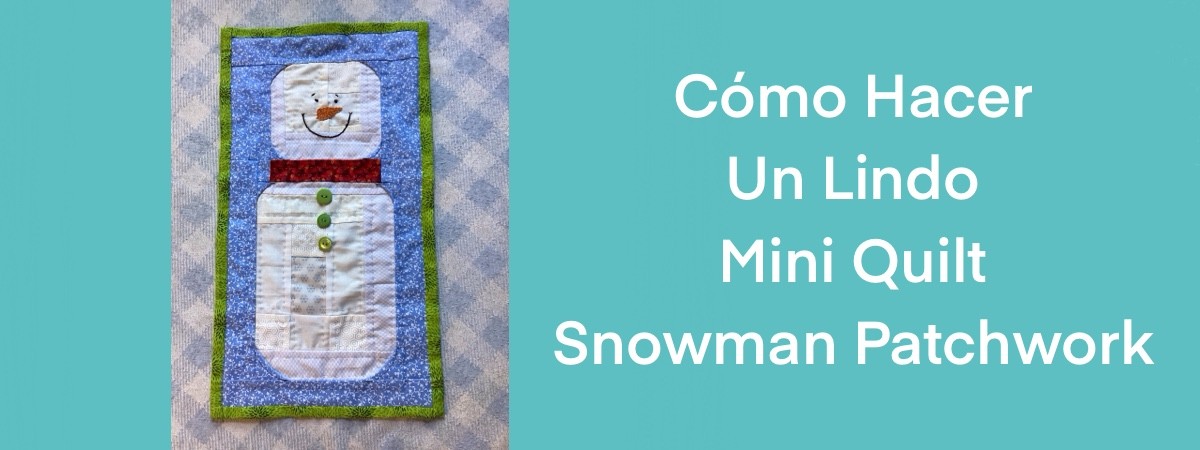 Snowman Patchwork Mini Quilt