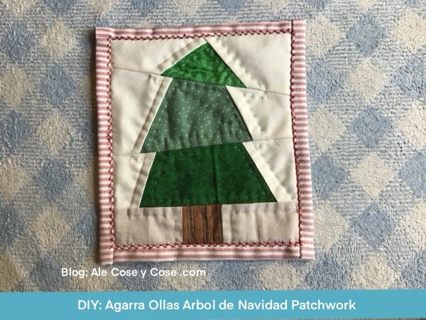 Agarraderas De Ollas Patchwork Arbol Navidad