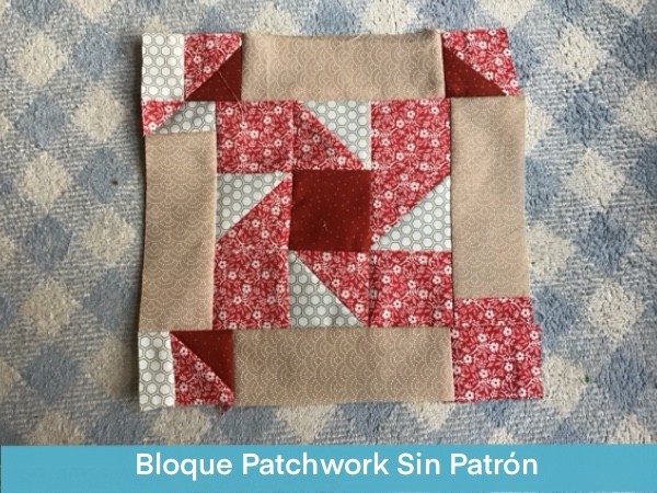 Bloque Patchwork Utiliza Sobrantes De Tela