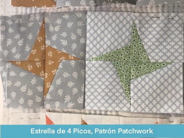 Estrella 4 Picos Patron Patchwork Facil