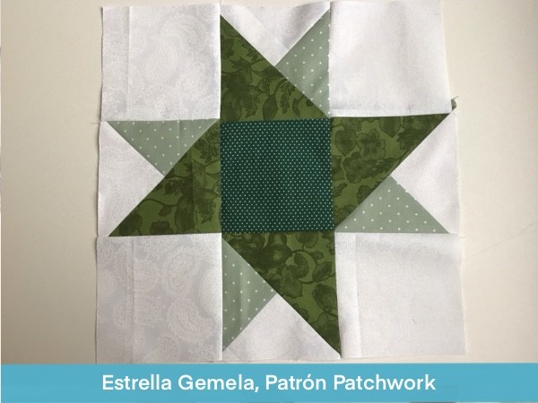 Estrella Gemela Patron Para Quilt