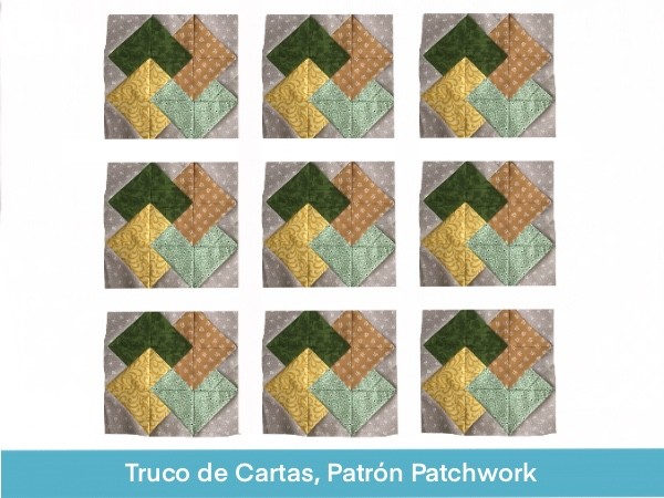 Truco De Cartas Patron Patchwork