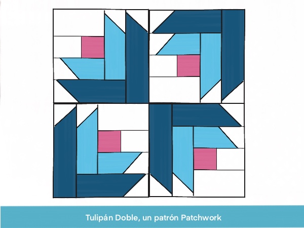 Tulipan Doble Patron Patchwork