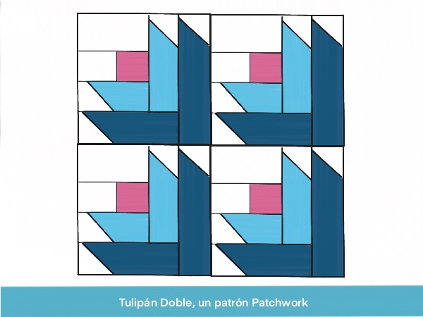 Tulipan Doble Patron Patchwork