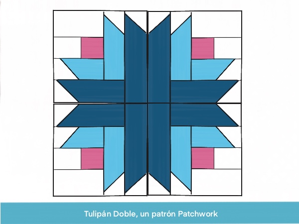 Tulipan Doble Patron Patchwork