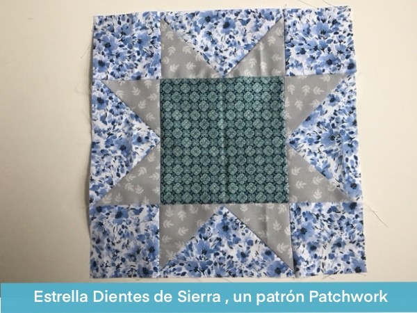 Patron Patchwork Estrella Dientes De Sierra