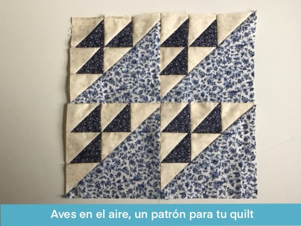 Aves En El Aire Patron Para Quilt