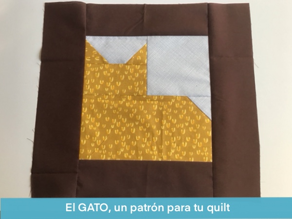 Gato Bloque Para Quilt Principiantes