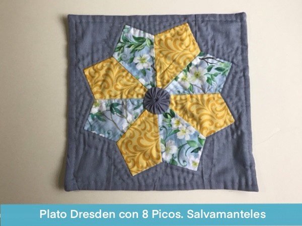 Plato De Dresen Con 8 Picos Salvamanteles
