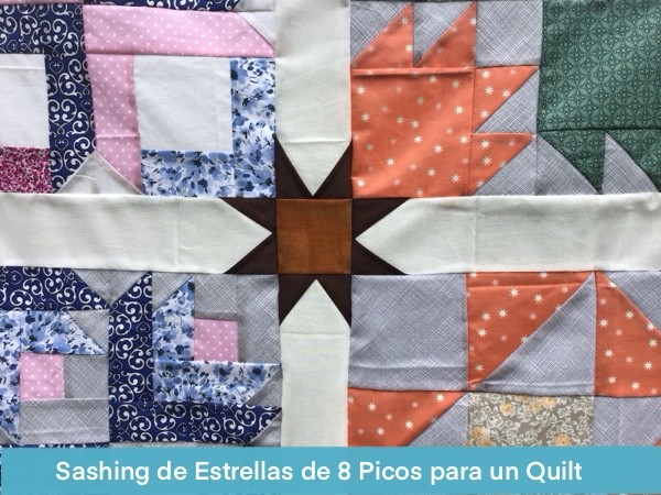 Sashing Con Estrellas 8 Picos