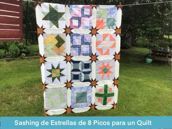 Sashing Con Estrellas 8 Picos