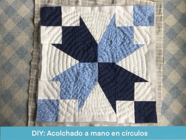 Acolchado A Mano En Circulos