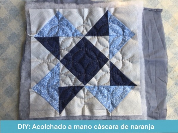 Cascara De Naranja Acolchado A Mano