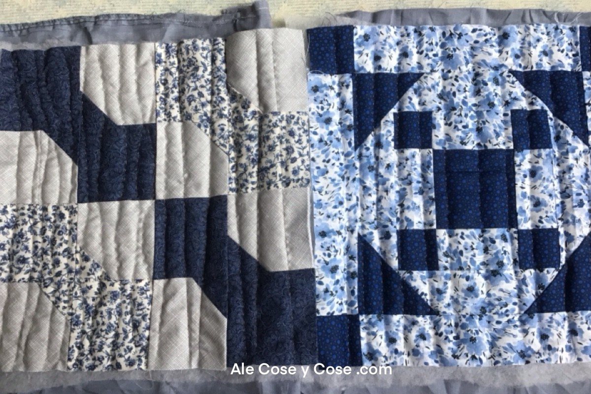 Acolchado Lineal En Un Quilt