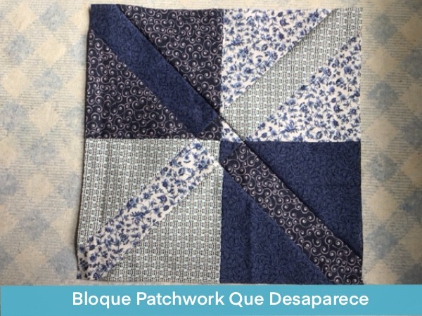Tecnica Diagonal 4 Parches Que Desaparece Quilt