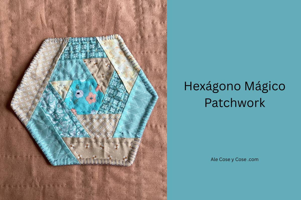 Salvamanteles Hexagono Magico Patchwork