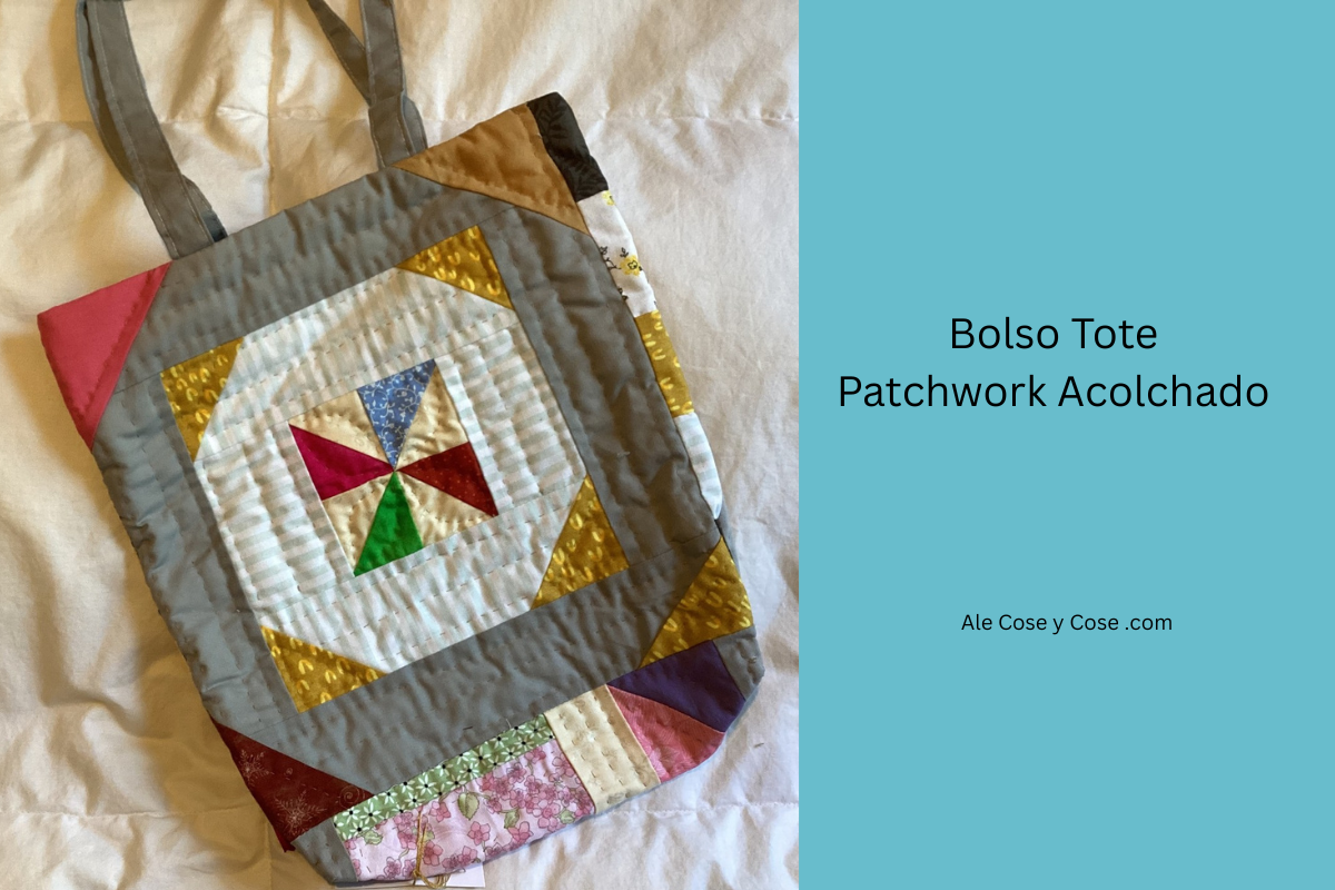 Bolso Tote Patchwork Acolchado