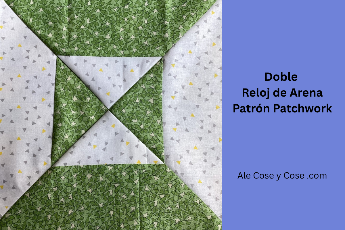 Doble Reloj de Arena Patrón Patchwork