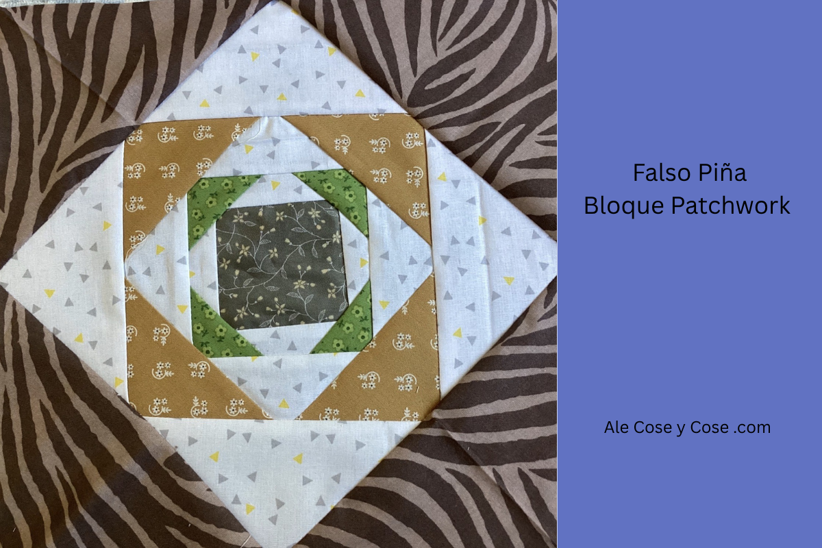 Falso Pina Bloque Patchwork